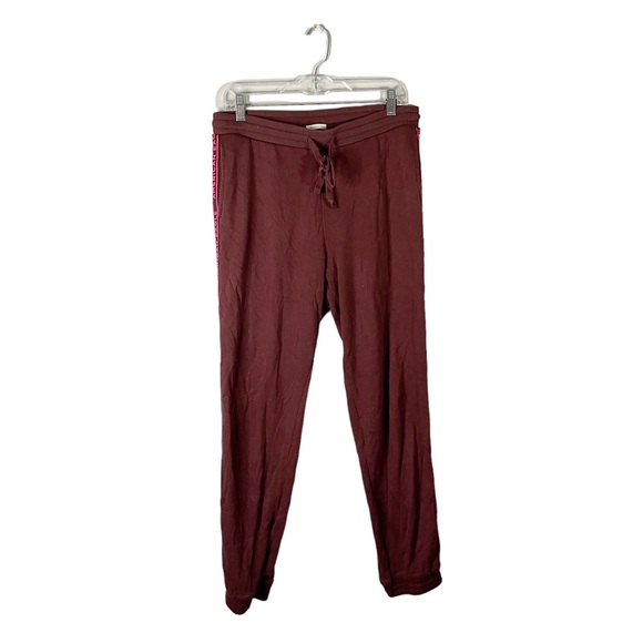 American Eagle Outfitters Ahh-Mazingly Soft Maroon Pink Jogger Sweatpants Medium - Picture 1 of 7